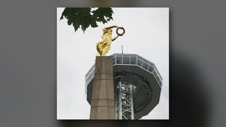 La Gëlle Fra, monument du Souvenir (Luxembourg)