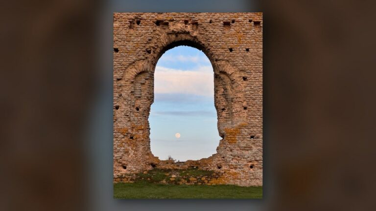 La lune dans l'arche