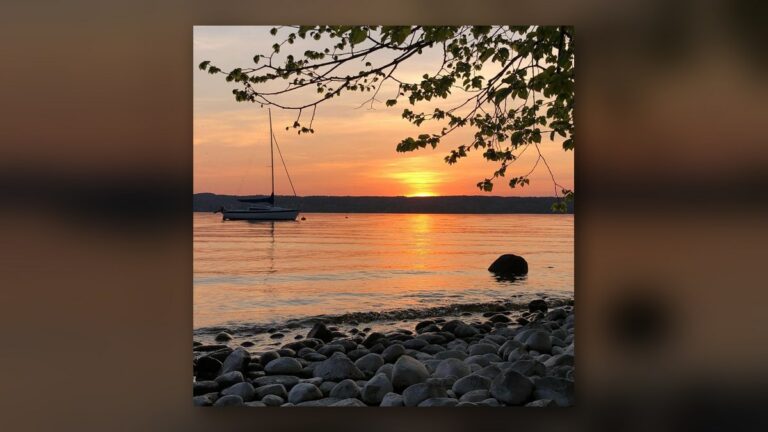 Coucher de soleil sur le lac de Starnberg