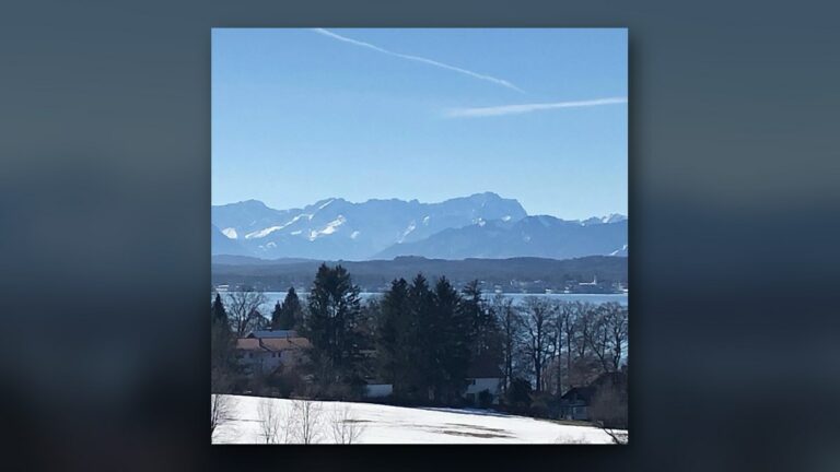 Le Wetterstein au-dessus du lac
