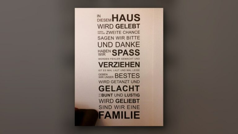 In diesem Haus