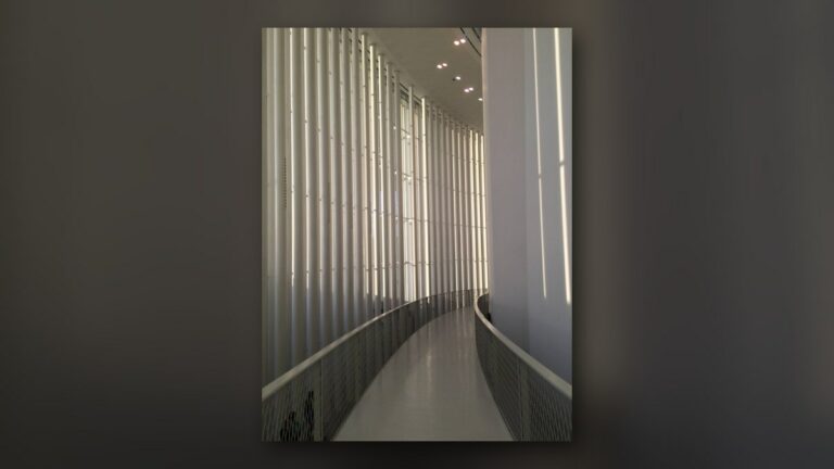 Le couloir de la Philharmonie
