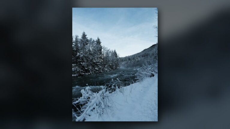 Rivière sous la neige (Gerlos)