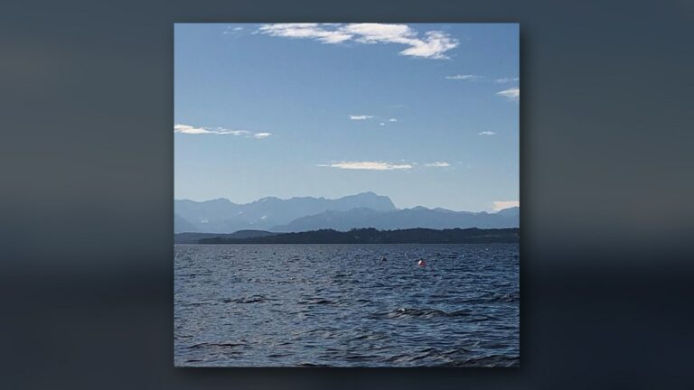 Le lac de Starnberg en janvier