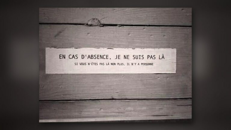 En cas d'absence